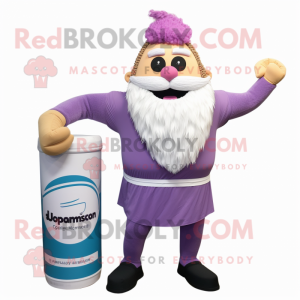 Lavendel Strongman mascotte...