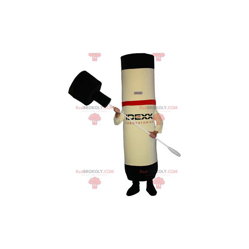 DNA Sampling Cotton Swab Mascot - Redbrokoly.com