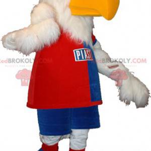 Hvid ørn grib maskot i sportstøj - Redbrokoly.com