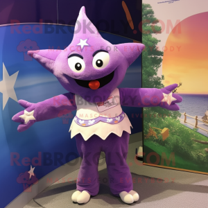 Lilla Starfish maskot...