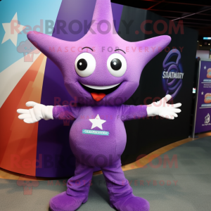 Purple Starfish maskot...