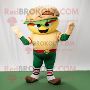 Olive Hamburger mascotte...