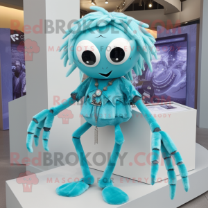 Cyan Spider mascotte...