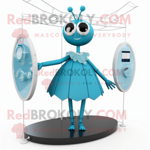 Cyan Spider mascotte...