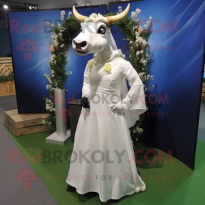 Oliven Zebu maskot kostume...