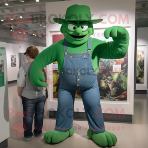 Green Strongman mascotte...