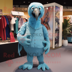 Sky Blue Vulture mascotte...