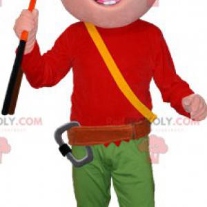 Alpinist dwarf elf mascot - Redbrokoly.com