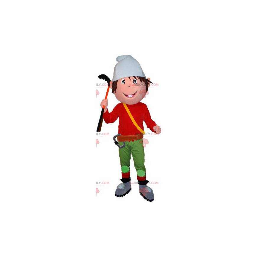 Mascotte de lutin de nain d'alpiniste - Redbrokoly.com