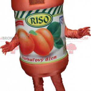 Gigantisk maskot for aprikos syltetøyglass - Redbrokoly.com