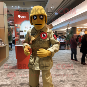 Gouden Gi Joe mascotte...