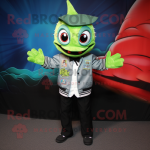 Postava maskota Green Fish...