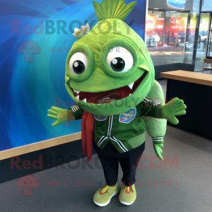 Green Fish Tacos maskot...