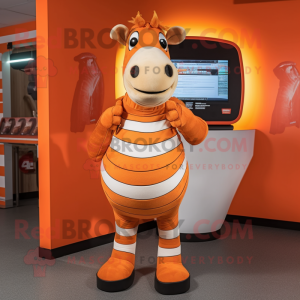 Oranje Quagga mascotte...