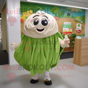 Tan Cabbage Leaf mascotte...