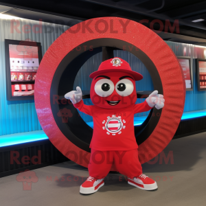 Red Plate Spinner mascotte...