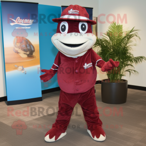 Maroon Barracuda maskot...