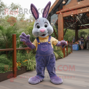 Lilla Wild Rabbit maskot...