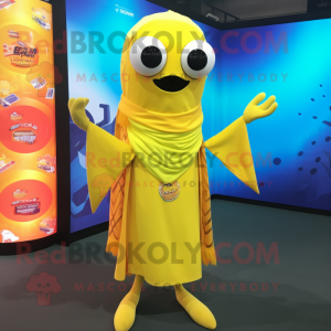 Gul Ceviche maskot kostume...