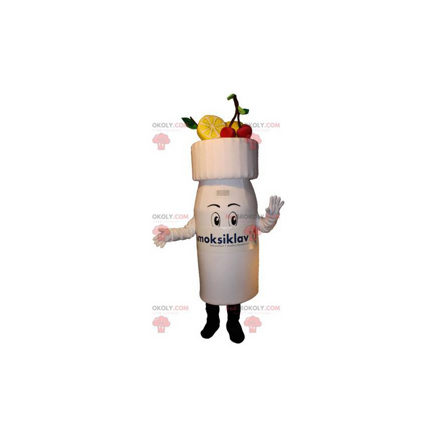 Mascote de iogurte de bebida de frutas - Redbrokoly.com