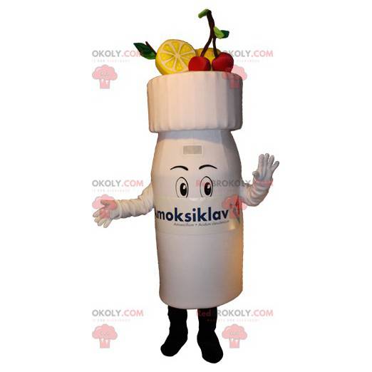 Mascote de iogurte de bebida de frutas - Redbrokoly.com