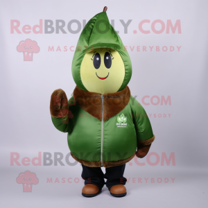 Forest Green Pear maskot...