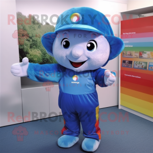 Blue Rainbow mascotte...