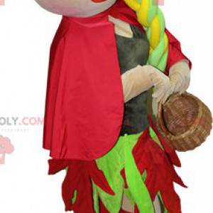 Very pretty and colorful woman mascot - Redbrokoly.com