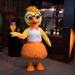 Orange Gosling mascotte...