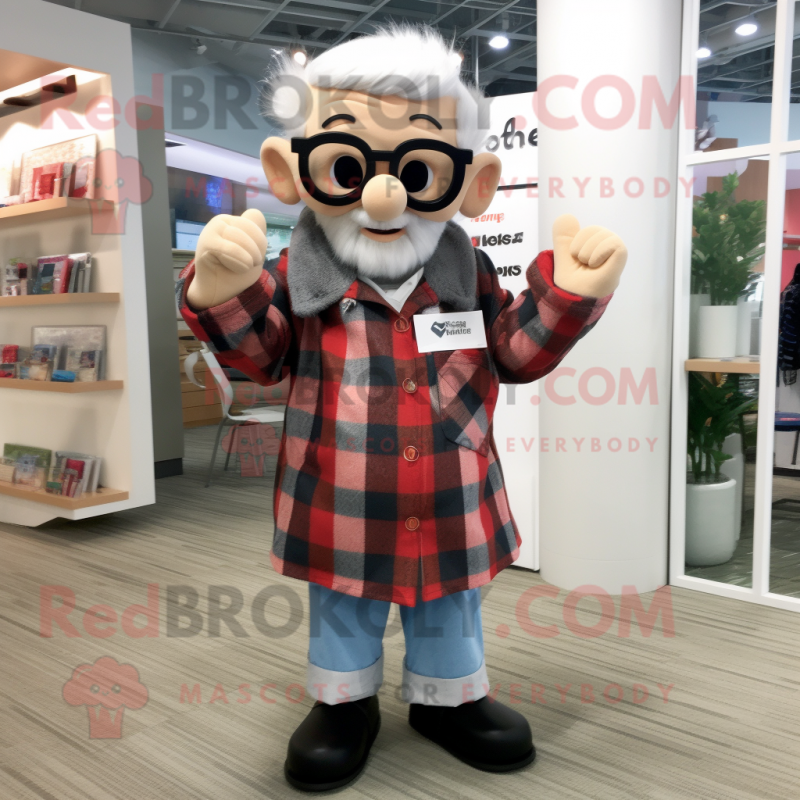 nan Doctor mascot costume character dressed with a Flannel Shirt and Shoe clips