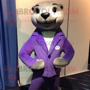 Lavender Otter mascotte...