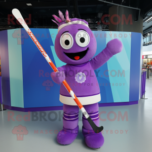 Purple Ice Hockey Stick...