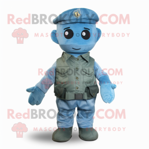 Cyan Army Soldier...