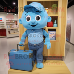 Postava maskota Sky Blue...