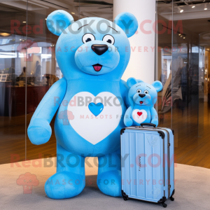 Postava maskota Sky Blue...