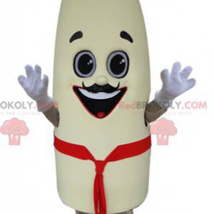 Giant milk bottle mascot with a hat - Redbrokoly.com