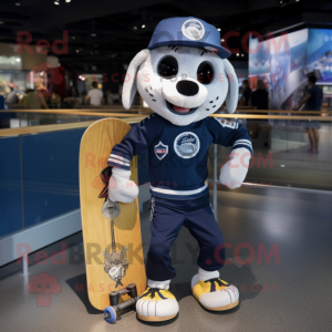 Navy Skateboard mascotte...