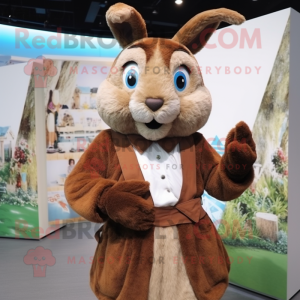 Brown Rabbit mascotte...