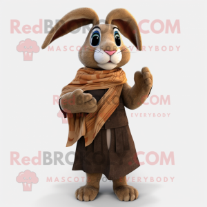 Brown Rabbit mascotte...
