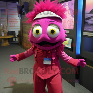 Magenta Cod maskot drakt...