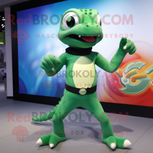 Green Geckos mascotte...