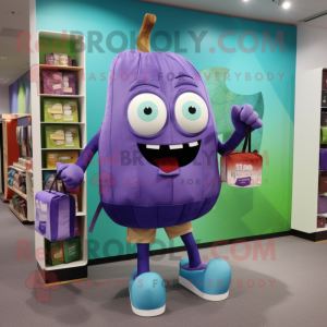 Cyan Aubergine mascotte...