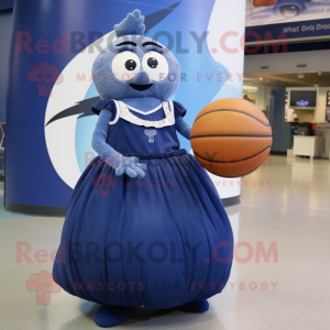 Navy Basketball Ball maskot...