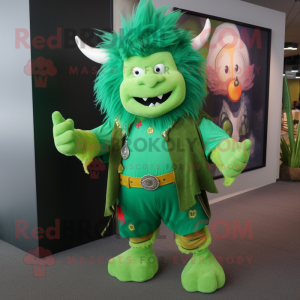Green Yak mascotte kostuum...