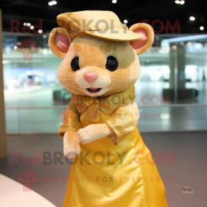 Gold Dormouse maskot...