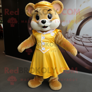 Gold Dormouse maskot...