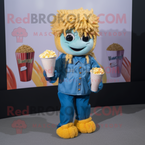  Pop Corn maskot kostume...