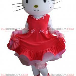 Mascotte Hello Kitty célèbre chat de dessin animé -