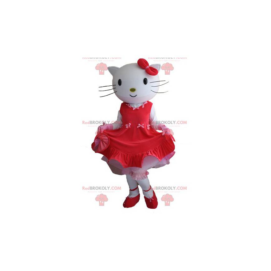 Mascotte Hello Kitty célèbre chat de dessin animé -