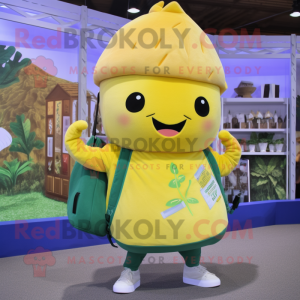 Gul rädisa maskot kostym...